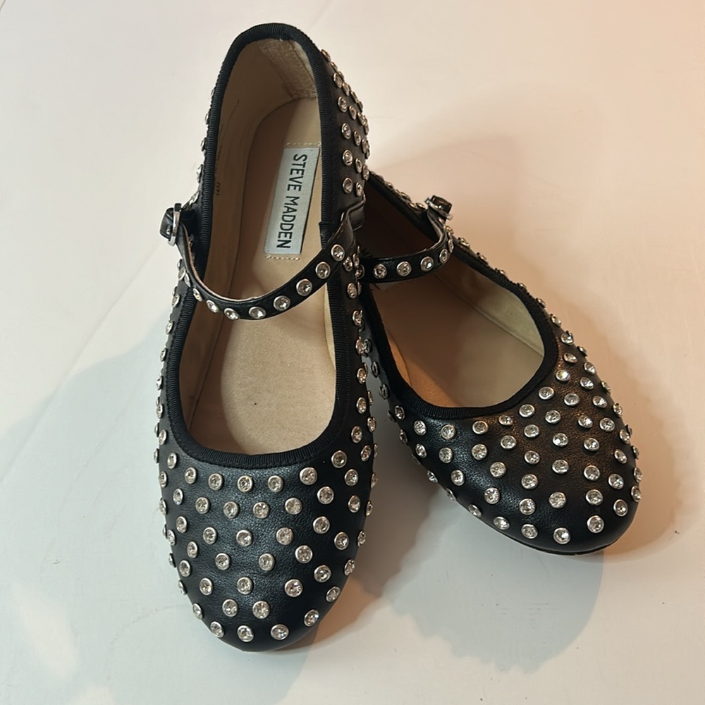 Steve Madden Vinetta Rhinestone Mary Jane Flats